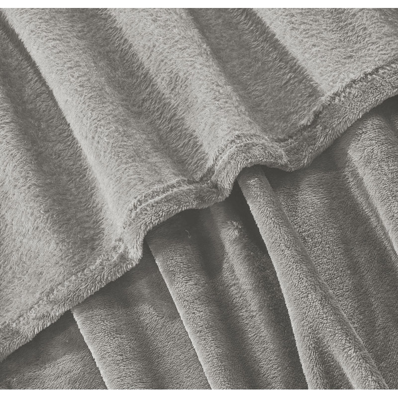 Couverture en soie Everman, Double / Grand, Gris foncé