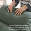 Ergonomic Metal Frame Rocking Chair with Footrest