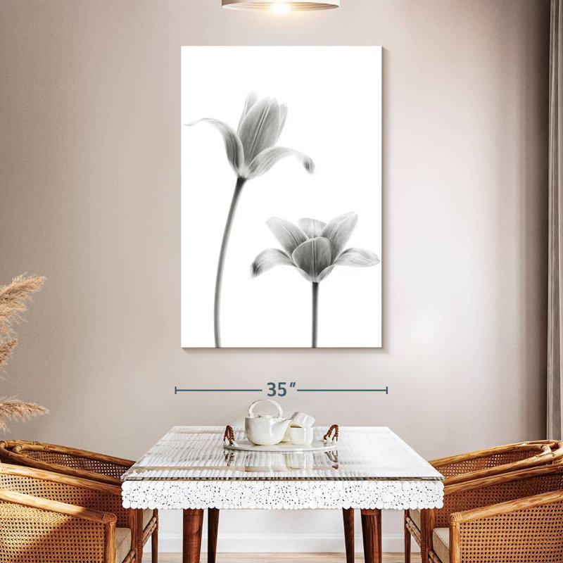 Harnek First Tulips, 51" H x 34" W
