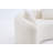 S-Curved Chenille Sectional Sofa: Dual-Depth (21.3" & 26.8"), White, No Assembly, Compact For Small Spaces, 400 Lbs, 66.9" L-264512073