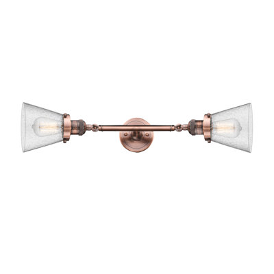 Éclairage pour salle de bain 2 lumières à intensité variable Aldona