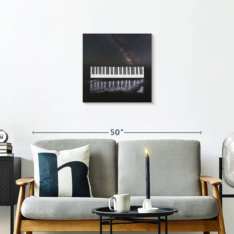 Abarca Piano Under Milky Way, H 20 po x l 20 po