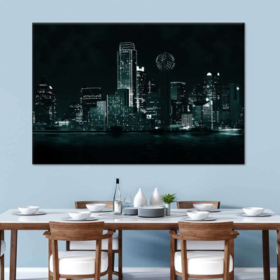 Dallas, impression sur toile