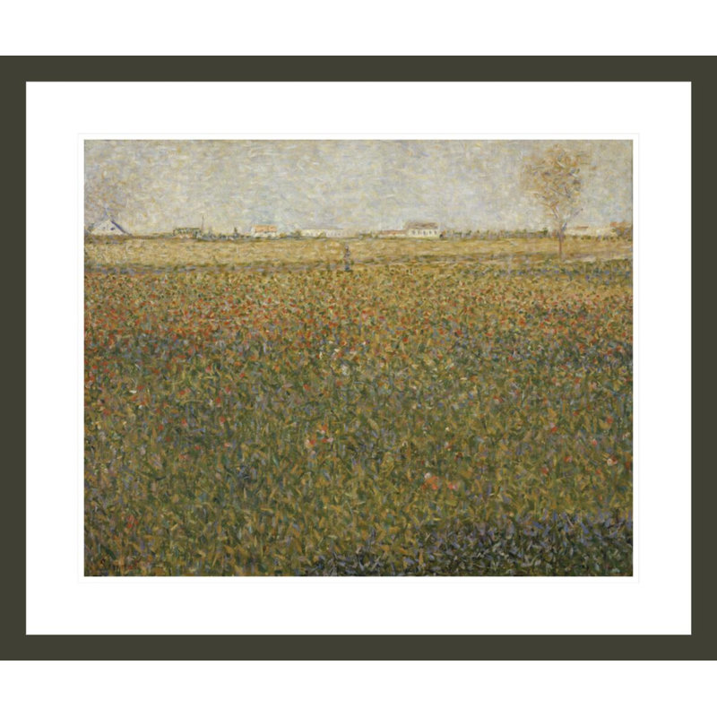 «La Luzerne Saint-Denis» par Georges Seurat, impression giclée encadrée, H 23,5 po x l 27,85 po