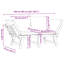  Banc de jardin gris foncé, bois d'acacia massif, polyester moyen-1131082105-1131082106