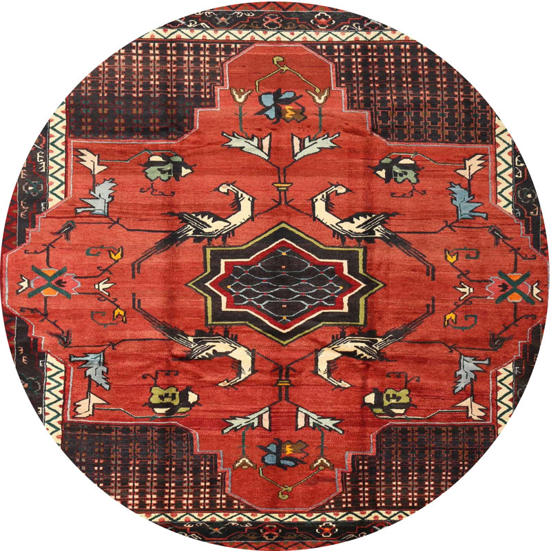 Oriental Indoor Rug, Round 3'