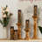 Unscented Flameless Pillar Candle with Acrylic Holder