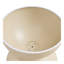 Tables basses rondes avec plateau de table multifonctionnel Milk White