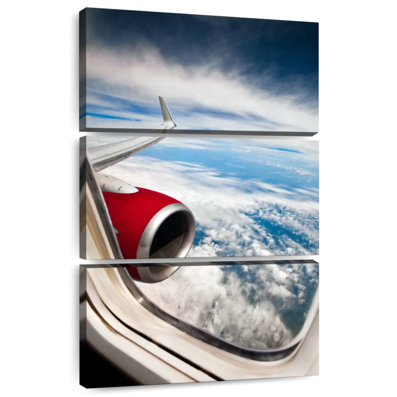 Mehar Plane Window View, 38" H x 24" W