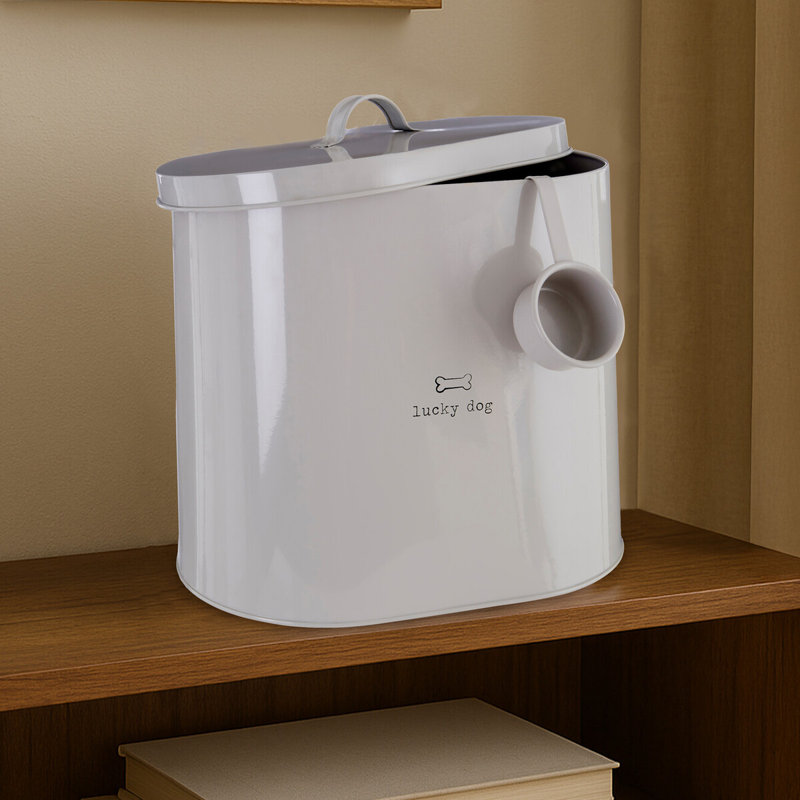 Cream Food Storage Container, 12, 29cm H x 30cm W x 20cm D