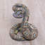 Rattlesnake Polymer Clay Sculpture (4.5 Inch)