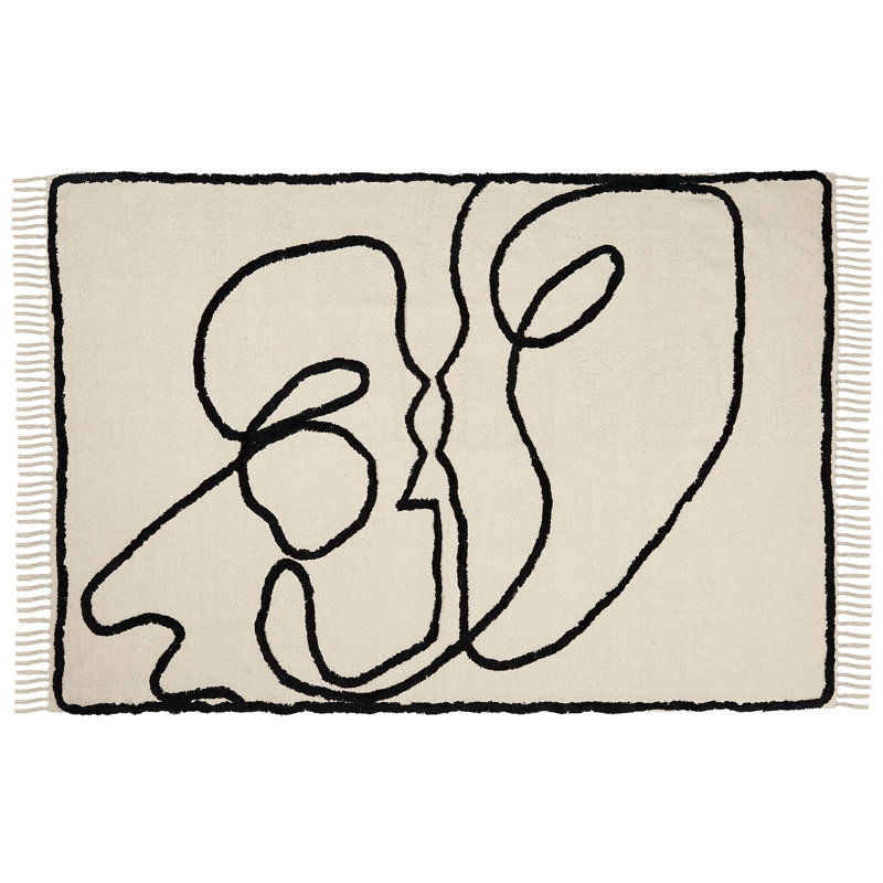 Ajournee Abstract Area Rug, Rectangle 160cm x 200cm