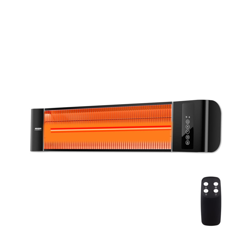 Chaufferette électrique murale 1500 watts avec télécommande et minuterie