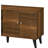 Tv Stand In Brown, For 50-59 Inch Tvs. 2 Storage Shelves & 1 Cabinet. Modern Entertainment Centre Living Room. Functional Open Shelf Electronics. Concealed Mid-Century Design With A Sleek Silhouette.