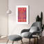  'Moroccan Rug 2' by Farida Zaman Acrylic Glass Wall Art, 24" x 36"