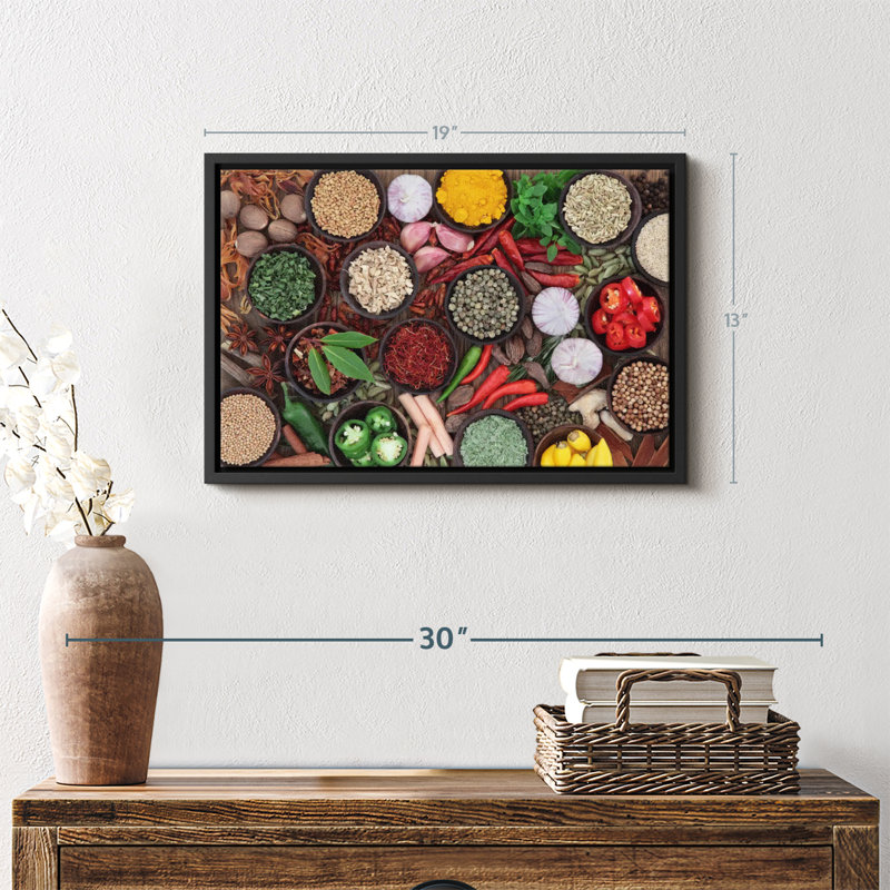 Impression sur toile Fresh Spices, H 19 po x l 13 po