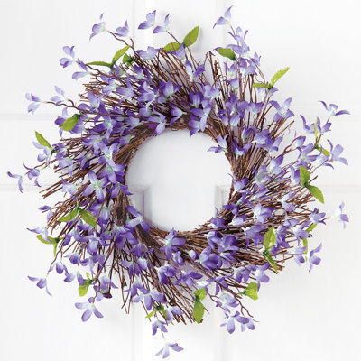 Couronne de printemps Forsythia 22 po