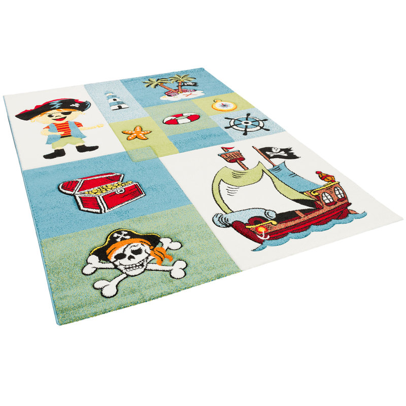 Barnum Rectangle Animal Print Area Rug, Rectangle 200 x 290cm