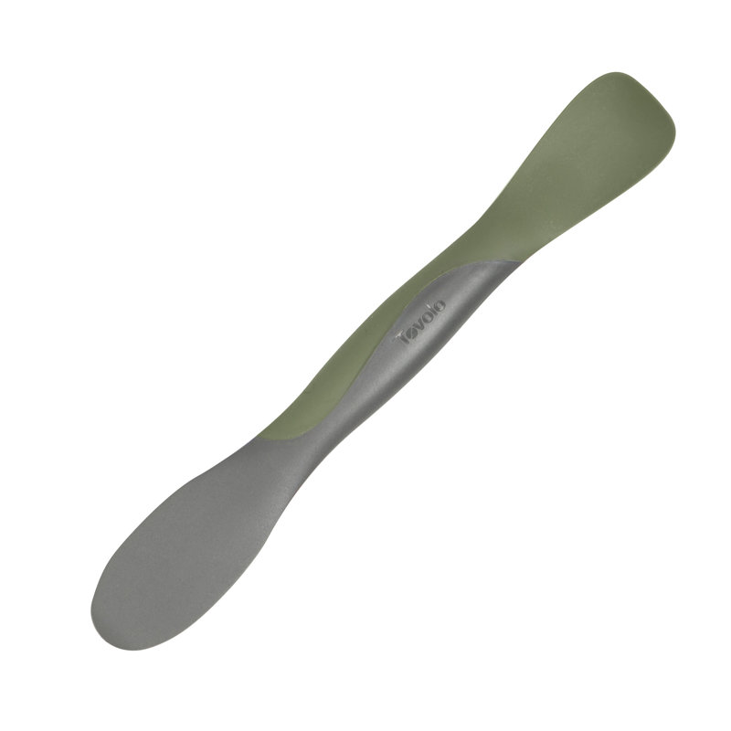 Grande cuillère à tartiner Tovolo - Thym et gris anthracite, 12.5", Vert / Gris