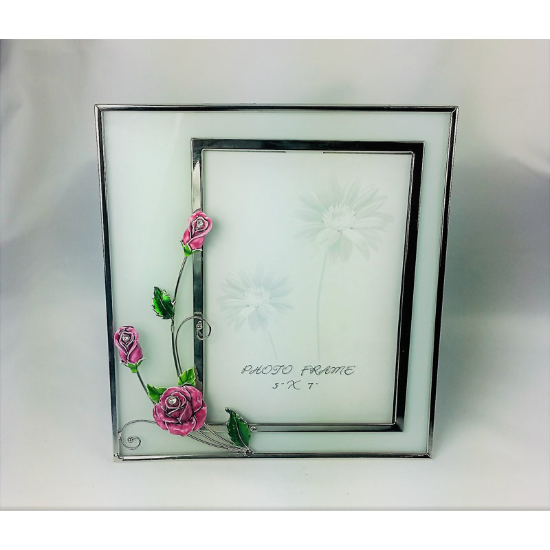 Inshore Silver Metal Embossed Picture Frame