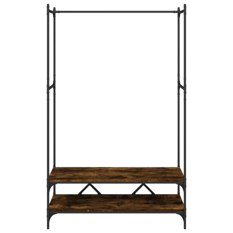 Caledon 100 cm Clothes Rack, Smoked Oak