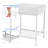 Square Leather Stool-1010559464