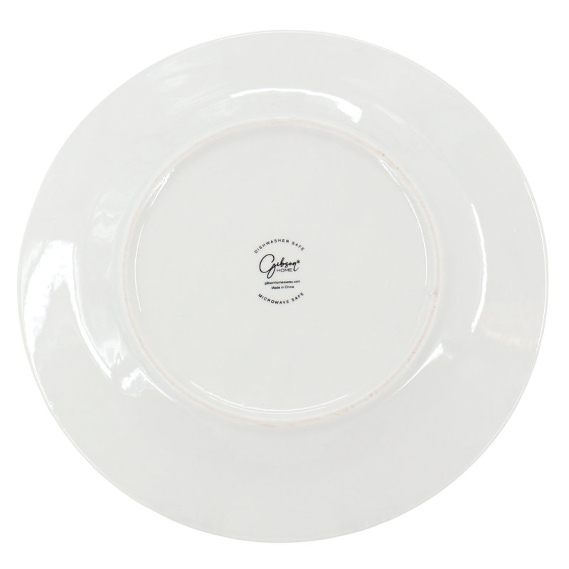 Service de table rond en céramique fine 12 pièces HomeStyle