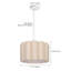 Luminaires suspendus géométriques 1 lumière beige-1859850556