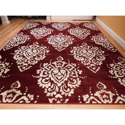 Wool Floral Indoor Rug