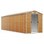 Brityn Garden Shed 191x640x198 cm Galvanised Steel-412169178