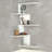 Cardona Stylish Wall Shelf, White, 20.3 x 42.9 x 11.6 inches | 100% Melamine Coated Particle Board, Thickness: 0.7 inches | Wall-Mounted Design with Multiple Shelves | Perfect for Modern Home Décor & Organization-2128191941-2039645279
