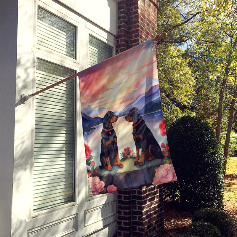 Double Sided 40'' H x 28'' W Polyester Valentine's Day House Flag