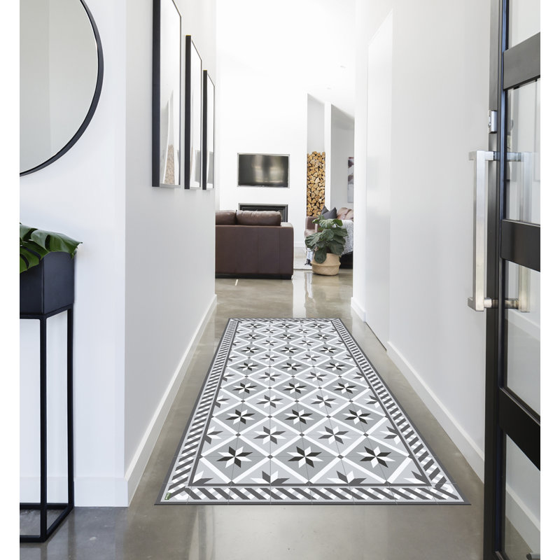 Abaigael Geometric Area Rug, Runner 78 x 225cm