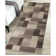 Benne Polypropylene Color Block Chocolate Beige Indoor Area Rug With Jute Backing
