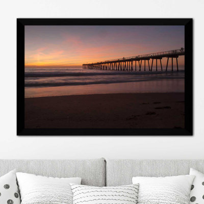 «Sunset Pacific Pier I», reproduction de photo