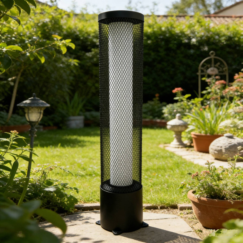 Solar Powered Dual Lighting Mode Steel Floor Lamp