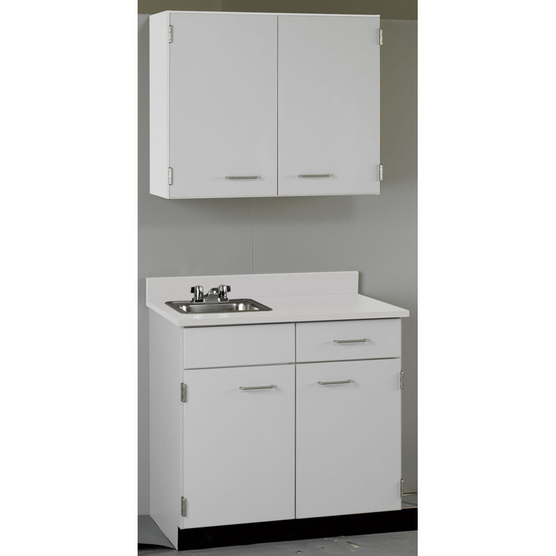 Suites 10 Compartment Manufactured Wood Classroom Cabinet, Fashion Grey, 84" H x 36" W x 24" D, Fashion Grey