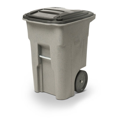 Trash Can With Smooth Wheels And Lid