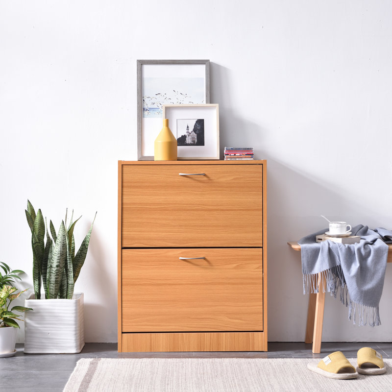 10 Pair Flip Down Shoe Storage