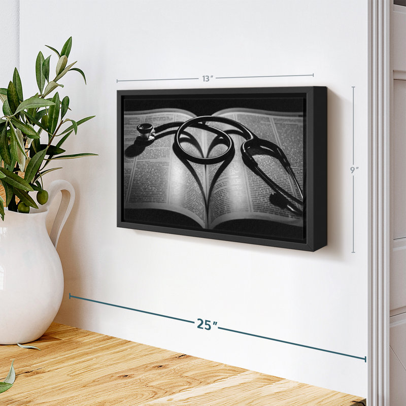 "Reproduction sur toile", H 9 po x l 13 po