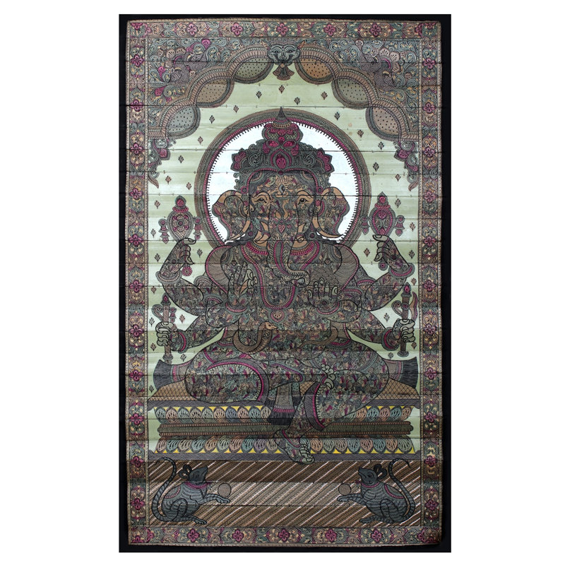 Bhawawan Ganesha | Paata, peinture de l'Orissa