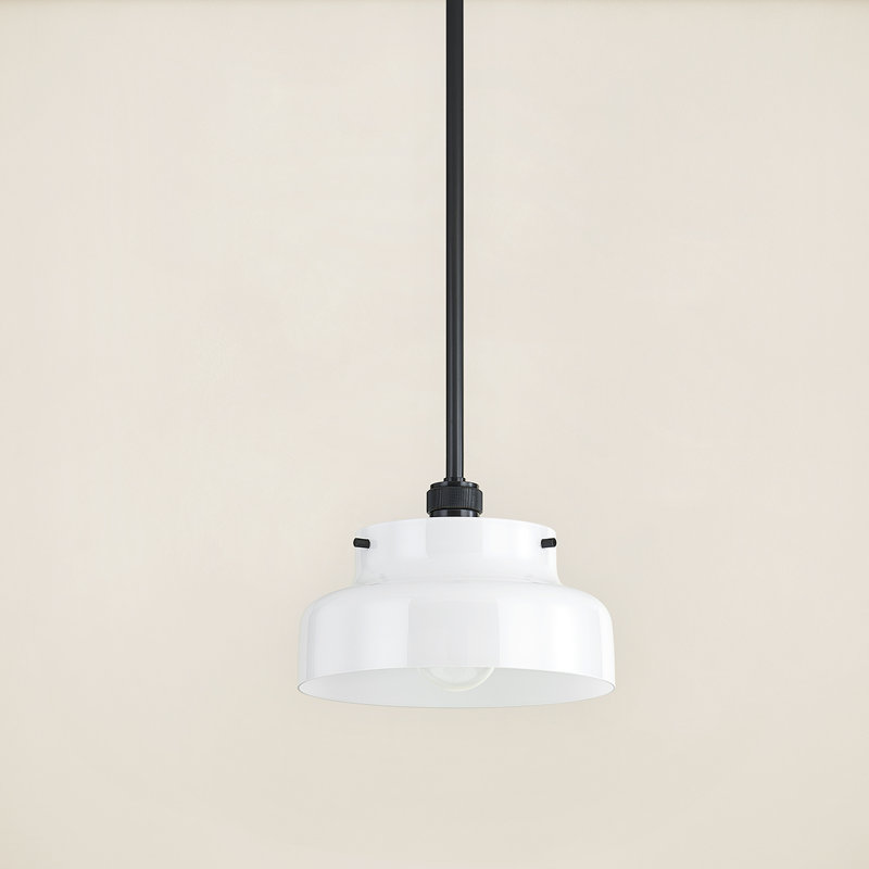 Luminaire suspendu 1 lumière Luella, Bronze vieilli, H 7,5 po x l 11 po x P 11 po