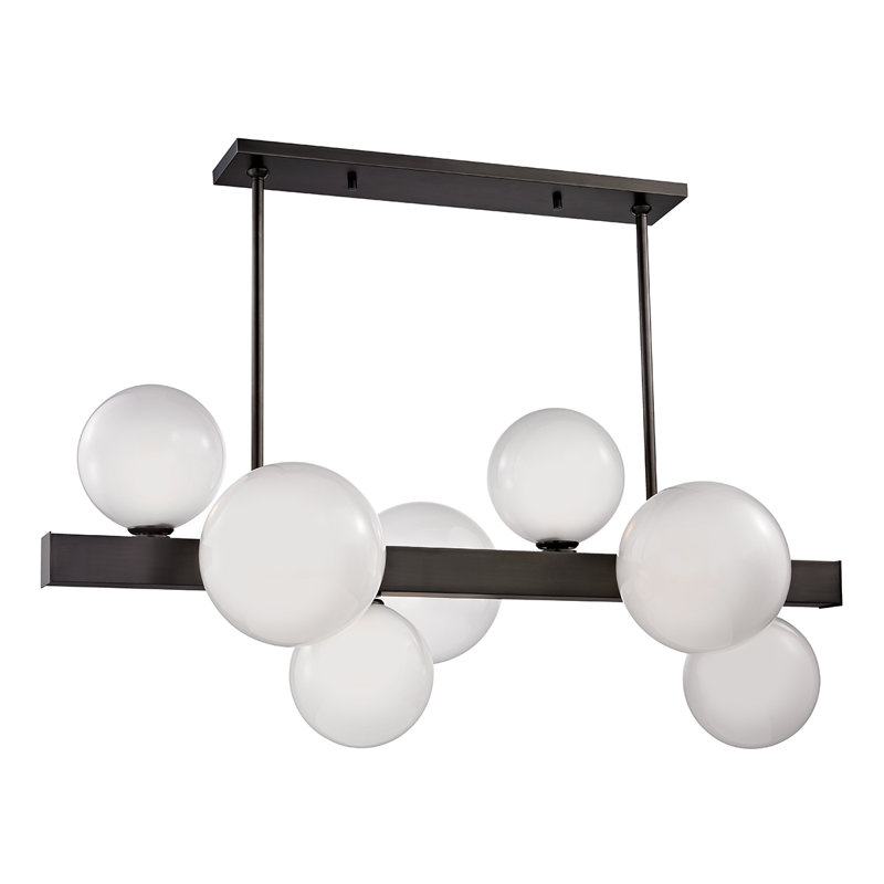 Hinsdale 7 Light Linear, Old Bronze
