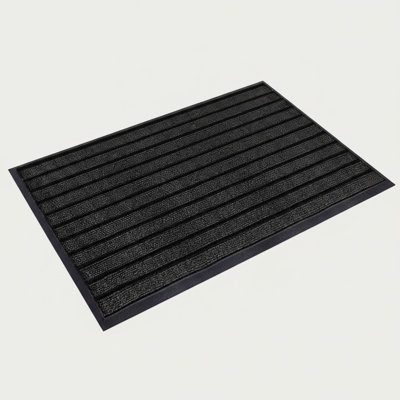 Heavy Duty PVC Rubber Door Mat – Non-Slip Indoor/Outdoor Entrance, Hallway & Kitchen Floor Mat 