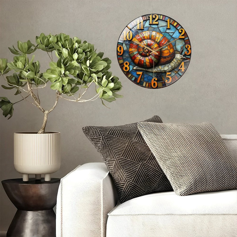 Horloge murale Snail