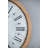Grant Oversized Wall Clock with Wood Frame