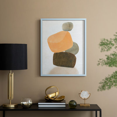 Tangerine Formation II, reproduction encadrée - bois massif