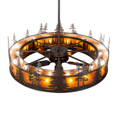 Chandelier 16 lumières Burrosa Tall Pines