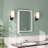 Modern Frameless LED Lighted Bathroom / Vanity Mirror with 3 Colour Adjustable, Memory Function, Anti-fog, Time Mode Control-102505968