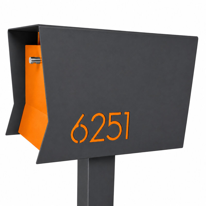RetroBox-2.0 in Gray and ORANGE, Gray/Orange